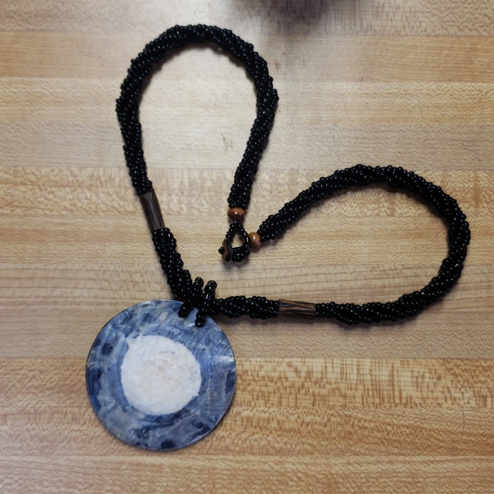 Artisan Made Turtle,Abalone,Beach Shell Necklace - image 6